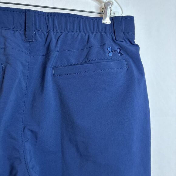 Under Armour Men's Match Play Performance Stretch Golf Shorts Size 36 Navy Blue - Picture 9 of 14